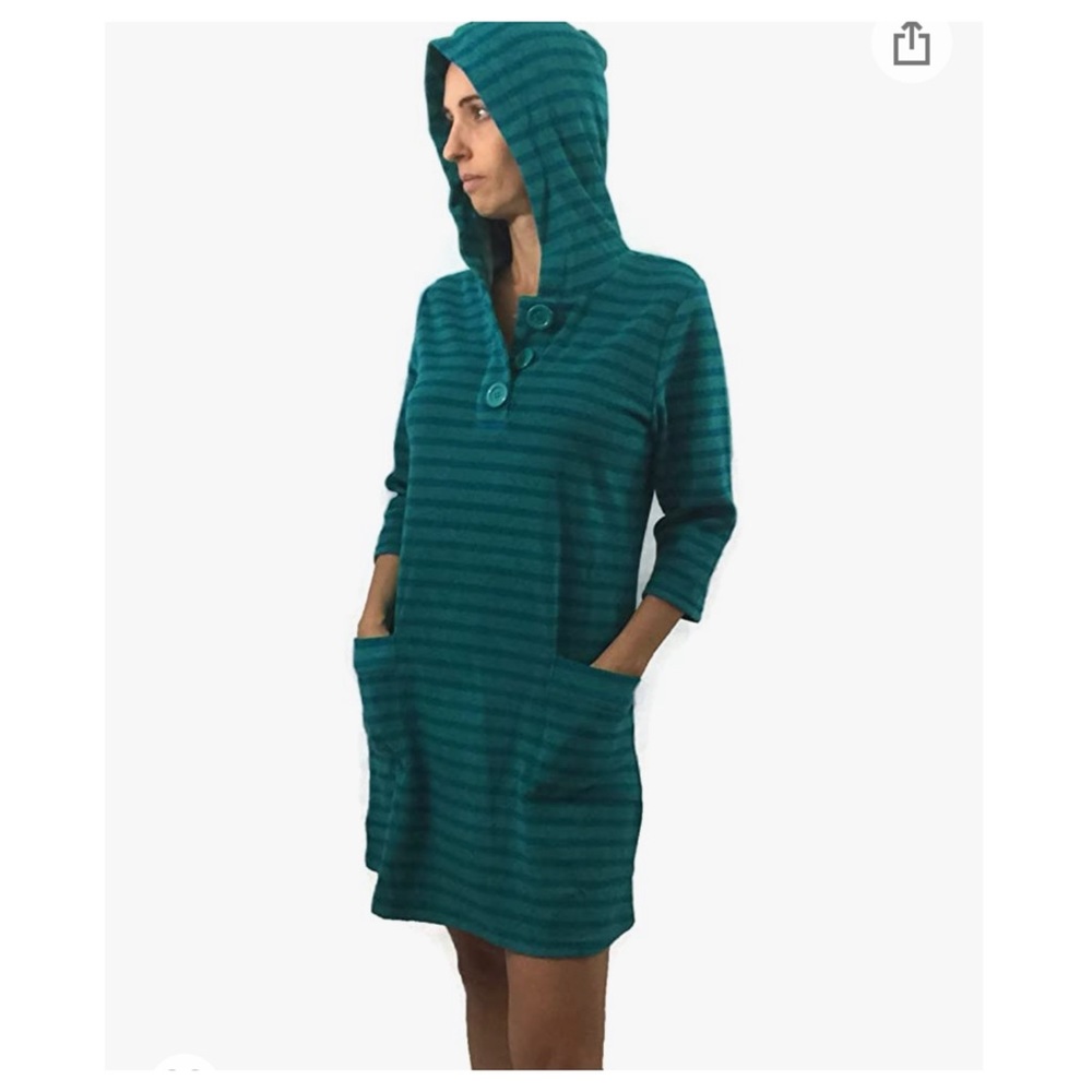 Anita Rosa Faia hooded terrycloth coverup robe